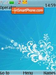 Abstract Blue tema screenshot