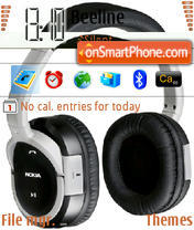 Скриншот темы Nokia Headset 2