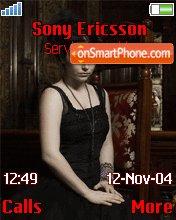 Evanescence Black tema screenshot