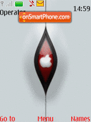Animated Apple 01 es el tema de pantalla