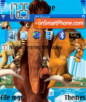 Ice Age 03 theme screenshot