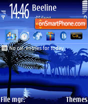Blue 06 theme screenshot