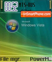 Скриншот темы Vista Home S60v2