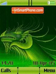 Скриншот темы Dragon update w910i