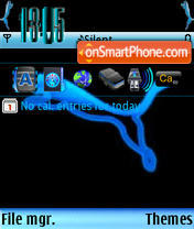 Puma animated s60v3 tema screenshot