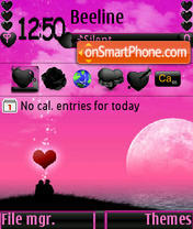 Romantic Place s60v3 tema screenshot