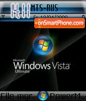 Vista Black es el tema de pantalla