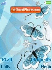 Blue Butterfly tema screenshot