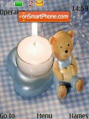 Teddy Bear Candle theme screenshot