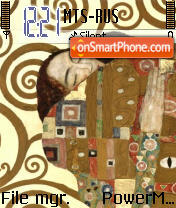 Скриншот темы Gustav Klimt