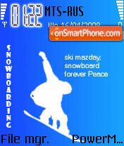 Snowboarding 03 es el tema de pantalla