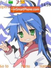 Konata Izumi es el tema de pantalla