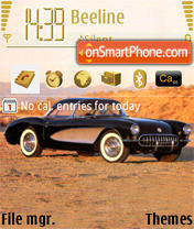 Chevrolete Corvette c1 tema screenshot