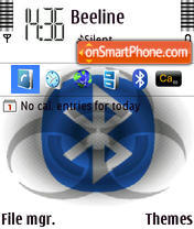 Capture d'écran Bluetooth thème