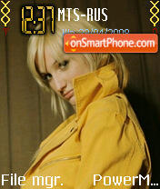 Ashlee Simpson Theme-Screenshot