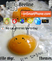 Cute Eggs Dance es el tema de pantalla