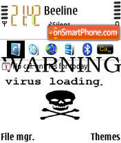 Virus Animated 01 Theme-Screenshot