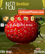 Strawberry theme screenshot