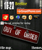 Out Of Order theme screenshot