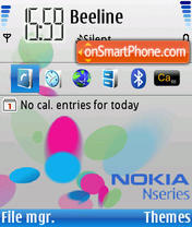 NSeries Music tema screenshot