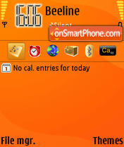 Walkman Animated tema screenshot