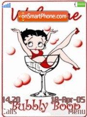 Welcome Betty Bubble Boop es el tema de pantalla