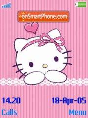 Hello Kitty 16 theme screenshot