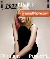 Avril Lavigne tema screenshot