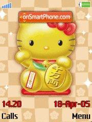 Hello Kitty Lucky tema screenshot