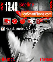Capture d'écran Grey Demon thème