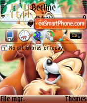 Chip-N-Dale es el tema de pantalla