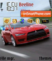 Evo X tema screenshot