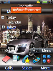 Audi R8 i-style tema screenshot