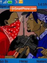 Bloods vs. Crips tema screenshot