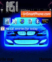 Neon Car theme screenshot
