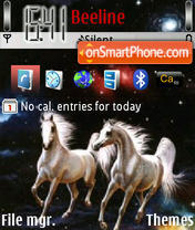 Horses 03 es el tema de pantalla