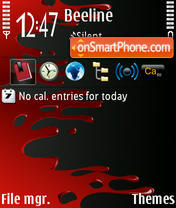 Bloody theme screenshot