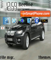 BMW X6 theme screenshot