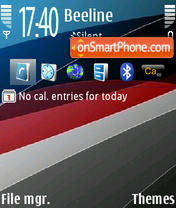 Abstract Default tema screenshot