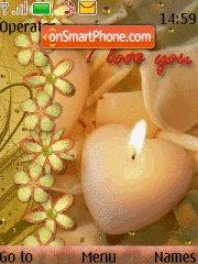 Candle Love tema screenshot