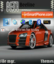 Audi R8 tema screenshot