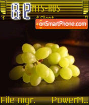 Capture d'écran Jucy Grapes thème