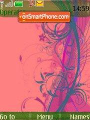 Abstract Swirls tema screenshot