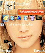 Hilary Duff 05 es el tema de pantalla