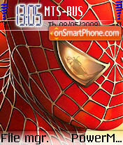 Spiderman tema screenshot