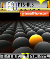 Bolas tema screenshot