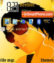 Sun Glasses tema screenshot