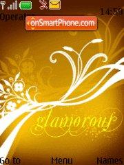 Glamorous 01 tema screenshot