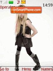 Скриншот темы Avril Lavigne 07