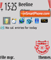 Kings XI Punjab IPL theme 2 Theme-Screenshot